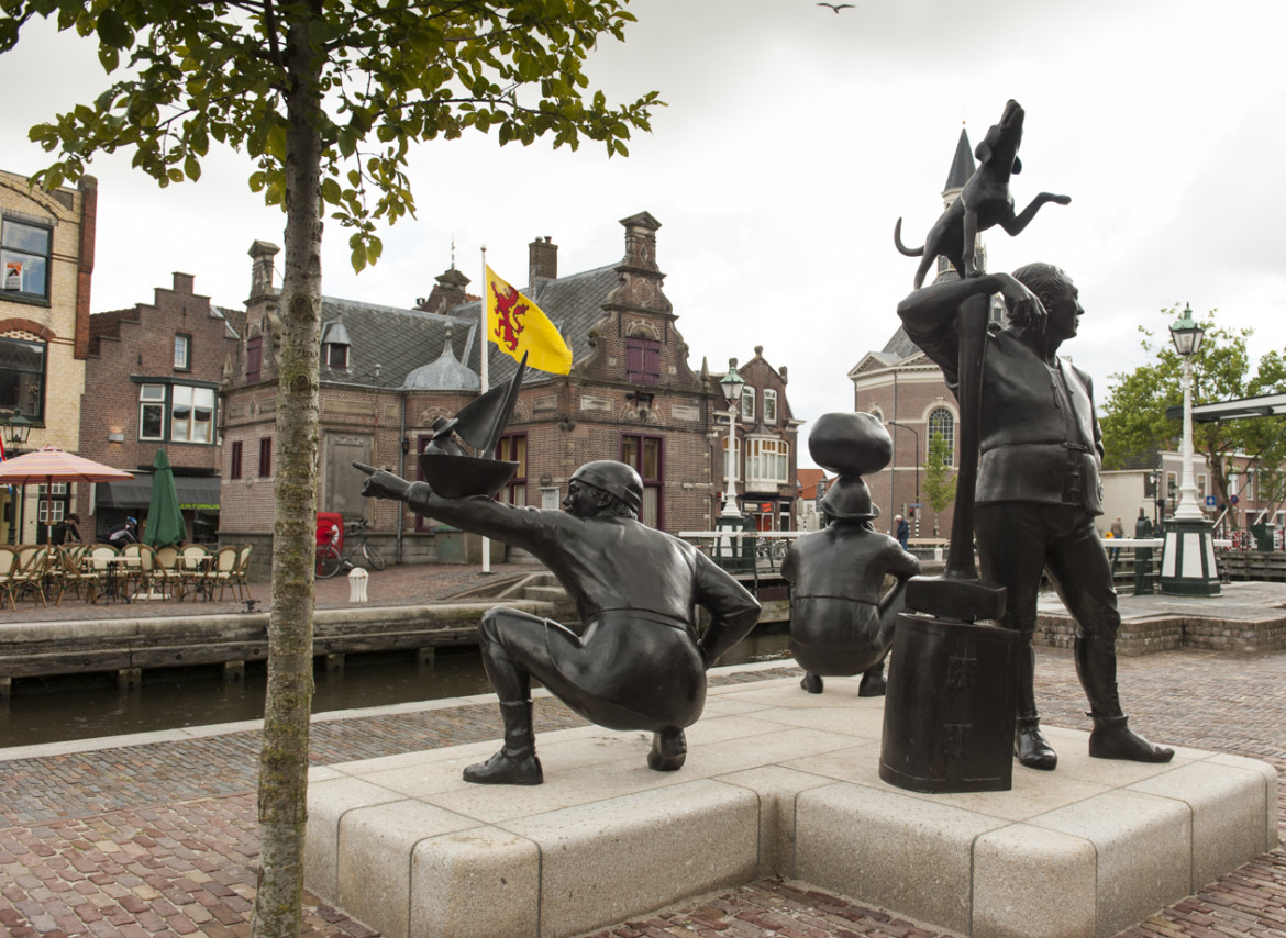 Beeldengroep de Damwachters aan de Sluis in Leidschendam | Zoals Hein het Ziet!