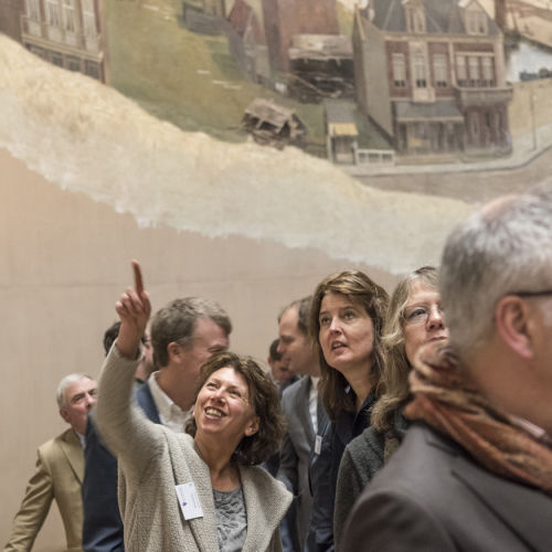 nieuwjaarsbijeenkomst De Maatschappij bij Panorama Mesdag te Den Haag 2127