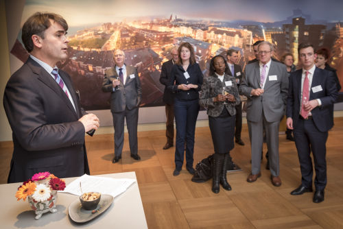 nieuwjaarsbijeenkomst De Maatschappij bij Panorama Mesdag te Den Haag 2061