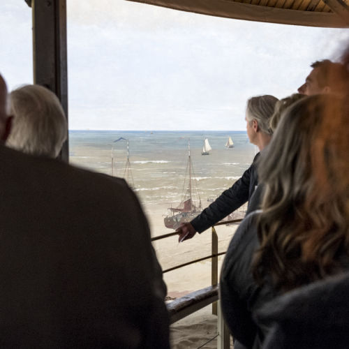 nieuwjaarsbijeenkomst De Maatschappij bij Panorama Mesdag te Den Haag 2092